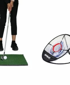 GolfBasic Golf Chipping Net Practice Net & Hitting Mats