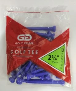 Golf Gear Plastic Golf Tees (3 Sizes)