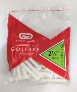 Golf Gear Plastic Golf Tees (3 Sizes)
