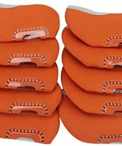GolfBasic Neoprene Iron Face Covers - Orange