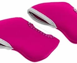 GolfBasic Neoprene Iron Face Covers - Pink Head Covers
