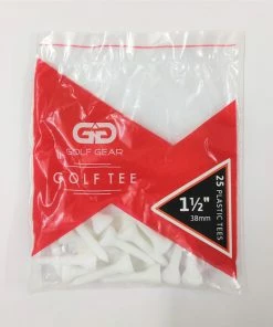 Golf Gear Plastic Golf Tees (3 Sizes)