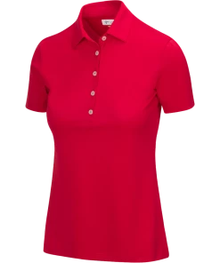 Apparels Greg Norman Women's Freedom Micro Pique Stretch Polo Tshirt (US Size)