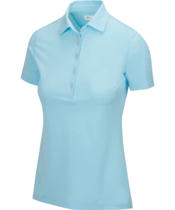Apparels Greg Norman Women's Freedom Micro Pique Stretch Polo Tshirt (US Size)