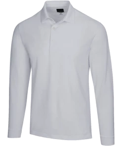 Apparels Greg Norman Freedom Long Sleeve Polo T-Shirt (US Size)