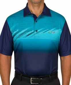 Apparels Greg Norman Sam's Club Lighting Chest Print Polo T-Shirt (US Size)