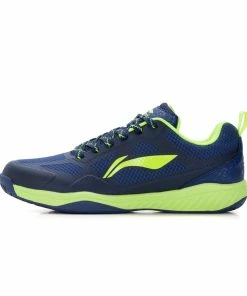 Li-Ning Ultra Pro Badminton Shoes (Navy/Lime)