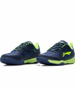 Li-Ning Ultra Pro Badminton Shoes (Navy/Lime)