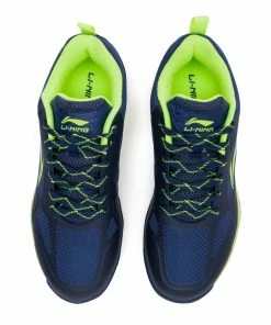 Li-Ning Ultra Pro Badminton Shoes (Navy/Lime)