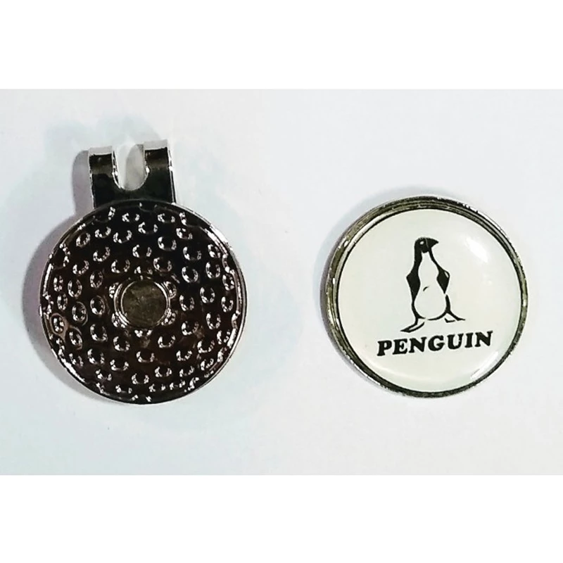 GolfBasic Penguin Magnetic Cap Clip & Ball Marker