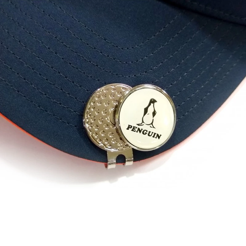 GolfBasic Penguin Magnetic Cap Clip & Ball Marker