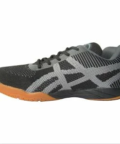 ProASE Synthetic Badminton Shoes Mesh (Black/Gray ) Footwear