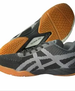 ProASE Synthetic Badminton Shoes Mesh (Black/Gray ) Footwear