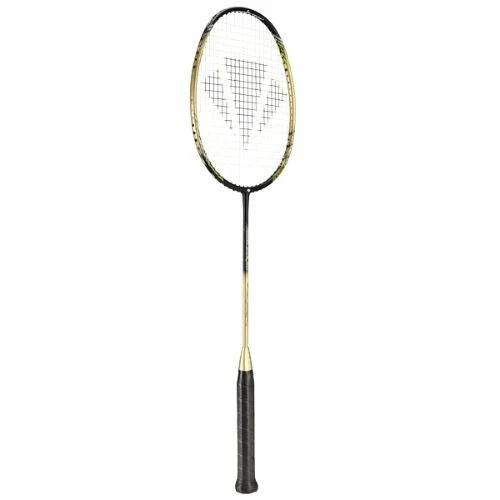 Carlton Thunder ShoX 1000 Strung Badminton Racket (Black/Golden)