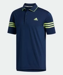 Adidas Ultimate 365 Blocked Polo Tshirt (Navy/Solar Yellow) (US Size) Apparels