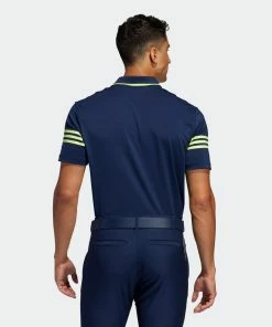 Adidas Ultimate 365 Blocked Polo Tshirt (Navy/Solar Yellow) (US Size) Apparels