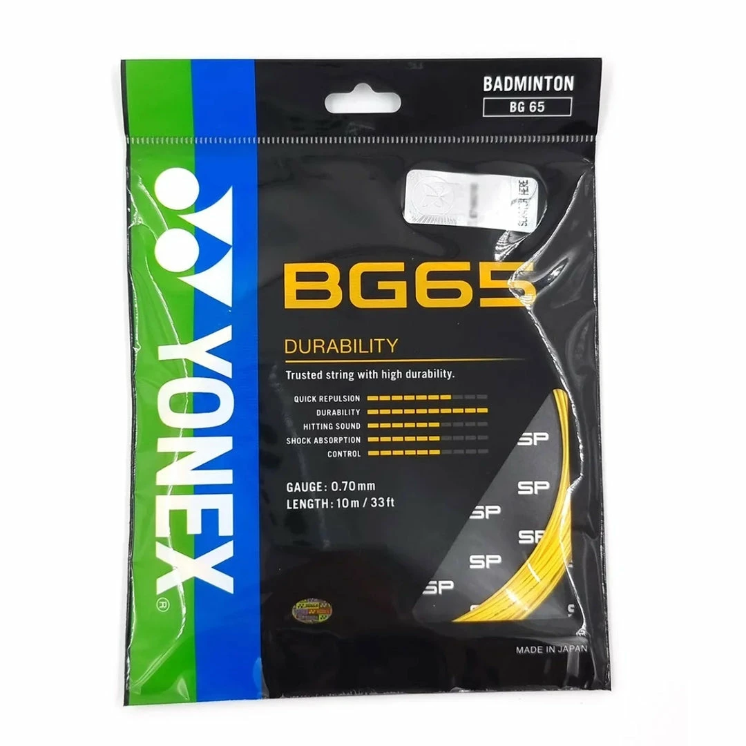 Yonex BG 65 Badminton String (Assorted)