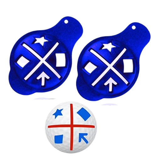 GolfBasic Golf Ball Marking Clips & Pen - Bundle Set Markers & Hat Clips