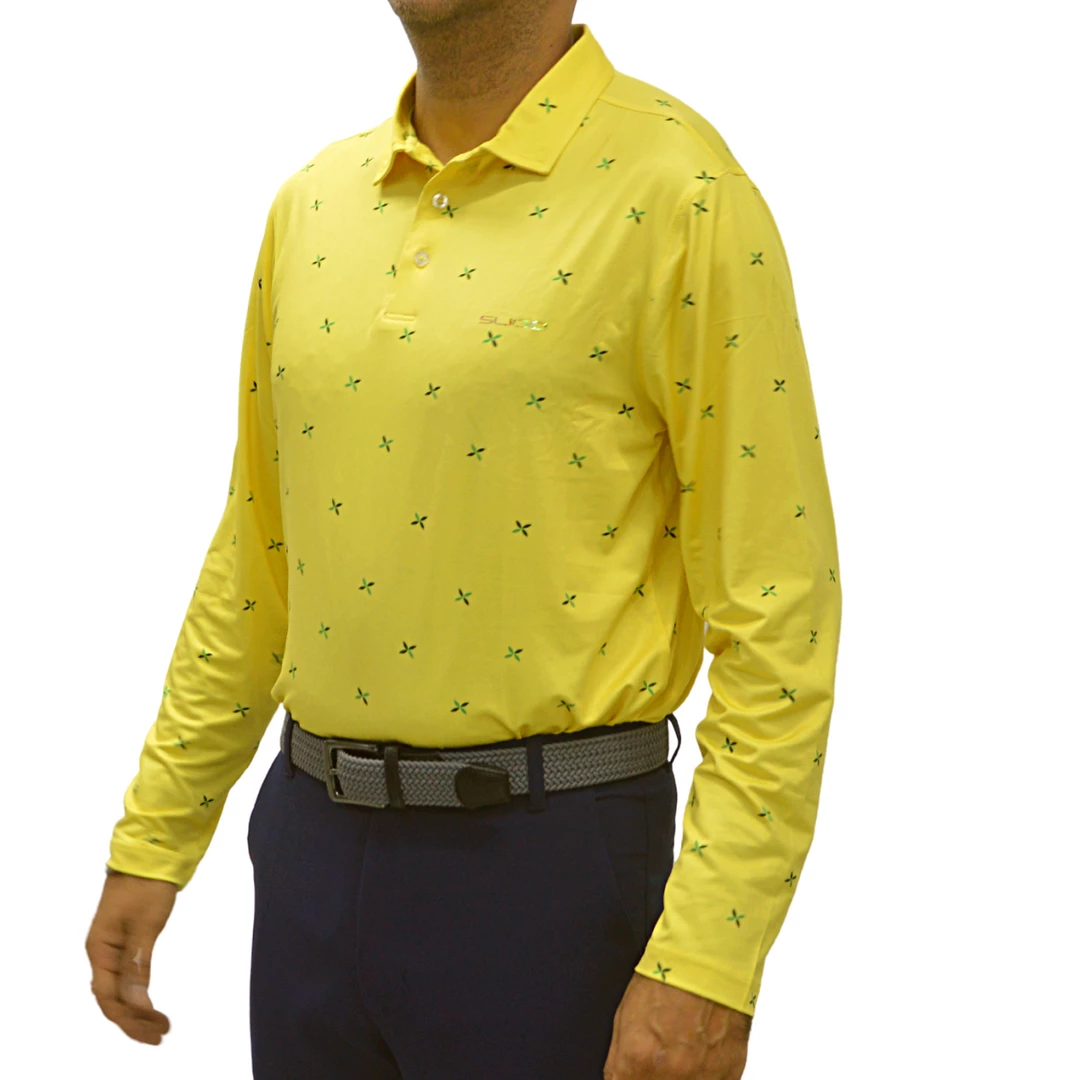 Apparels Sligo Long Sleeves Amaze Lemon Polo T-Shirt (Indian Size)