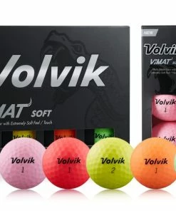 Volvik Vimat Soft Matte Coloured Golf Balls