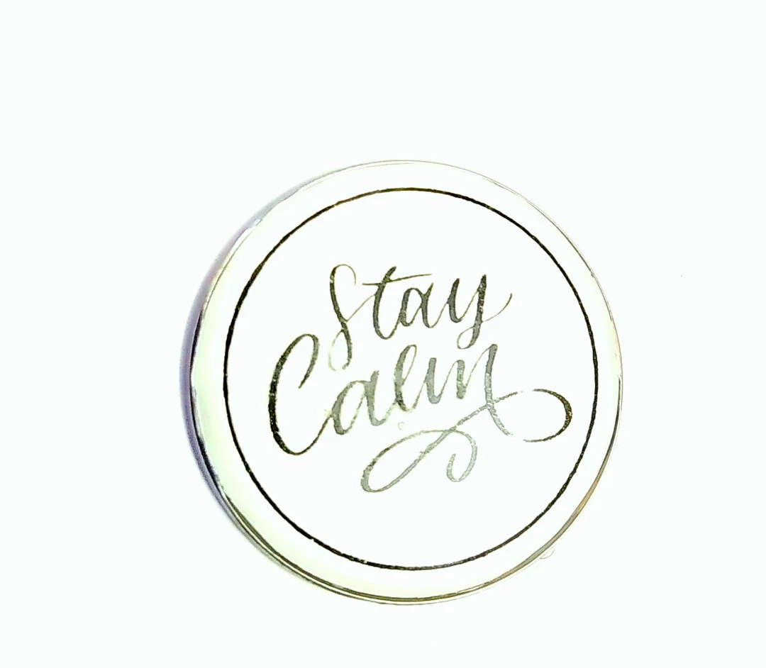 GolfBasic Stay Calm Magnetic Marker & Hat Clip Markers & Hat Clips