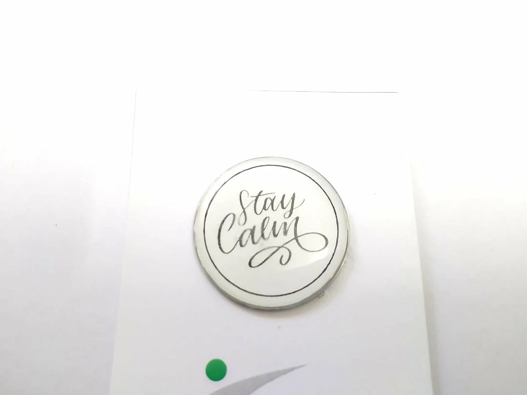 GolfBasic Stay Calm Magnetic Marker & Hat Clip Markers & Hat Clips