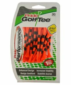 Pride Performance Striped Orange Golf Tees