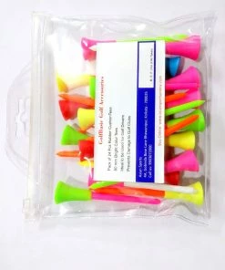 GolfBasic Rubber Cushion Golf Tees - 3 Sizes