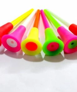 GolfBasic Rubber Cushion Golf Tees - 3 Sizes