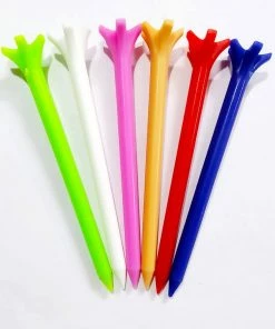 GolfBasic Premium Plastic Golf Tees (2 Sizes)