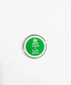 GolfBasic Keep Calm Magnetic Marker & Hat Clip