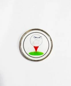 GolfBasic Angry Ball Magnetic Marker & Hat Clip