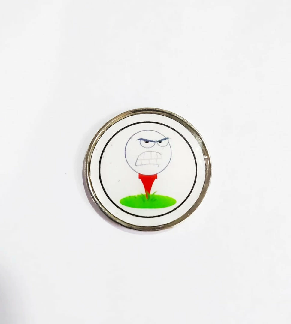 GolfBasic Angry Ball Magnetic Marker & Hat Clip
