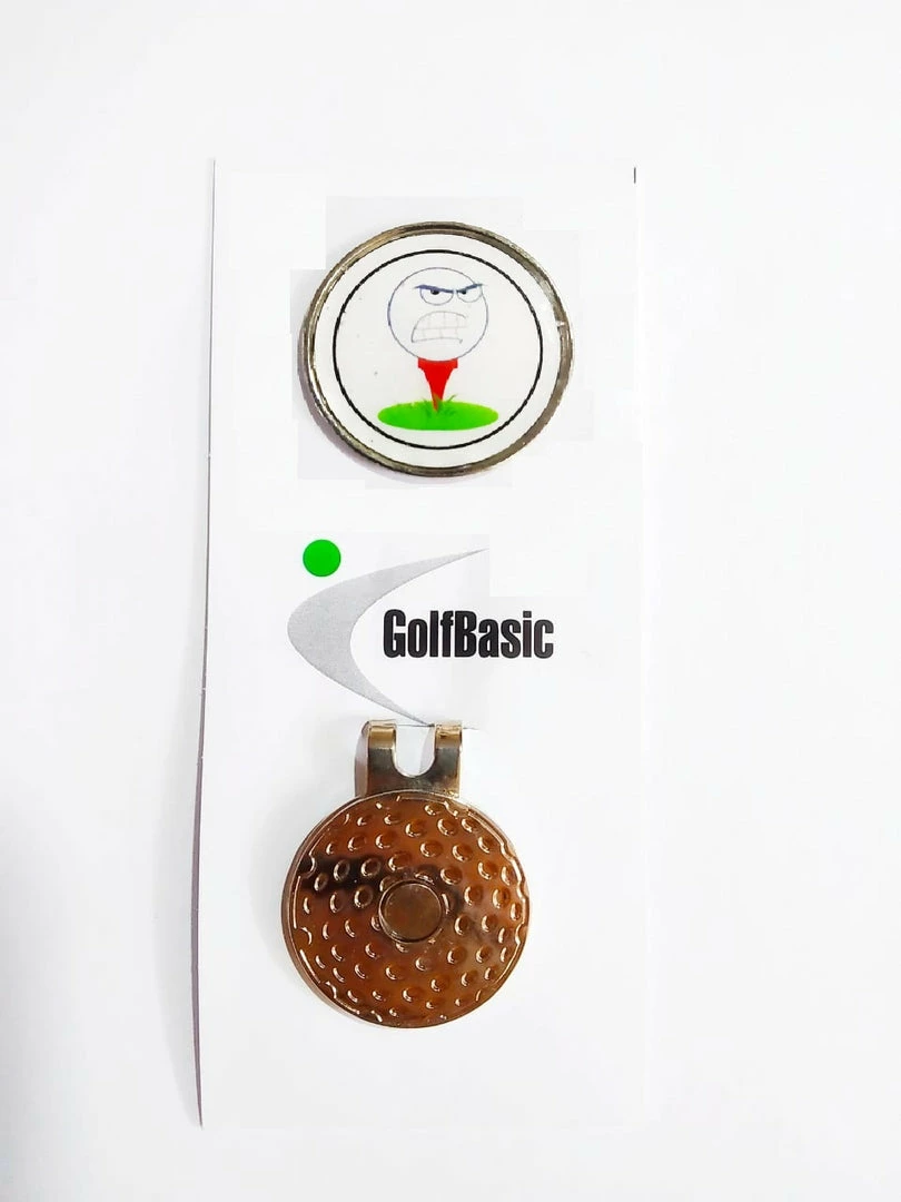GolfBasic Angry Ball Magnetic Marker & Hat Clip