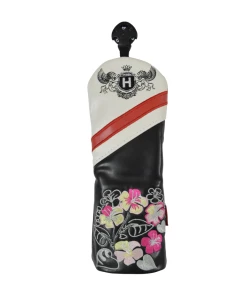 GolfBasic FL Embroidered Wood Head Covers (Set Of 3 Pcs)