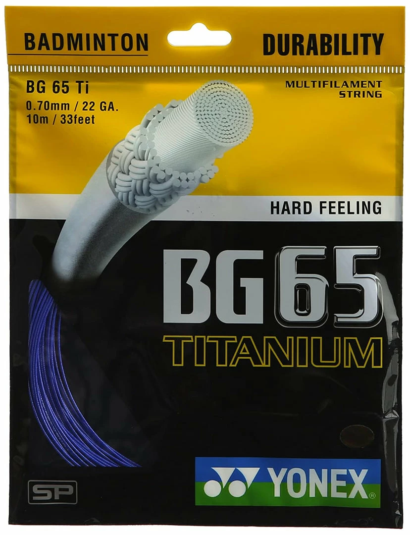 Yonex BG 65 Titanium Badminton String (Assorted)