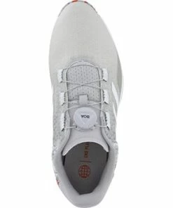 Adidas S2G Boa Wide Spikeless Golf Shoes (Gray/White)