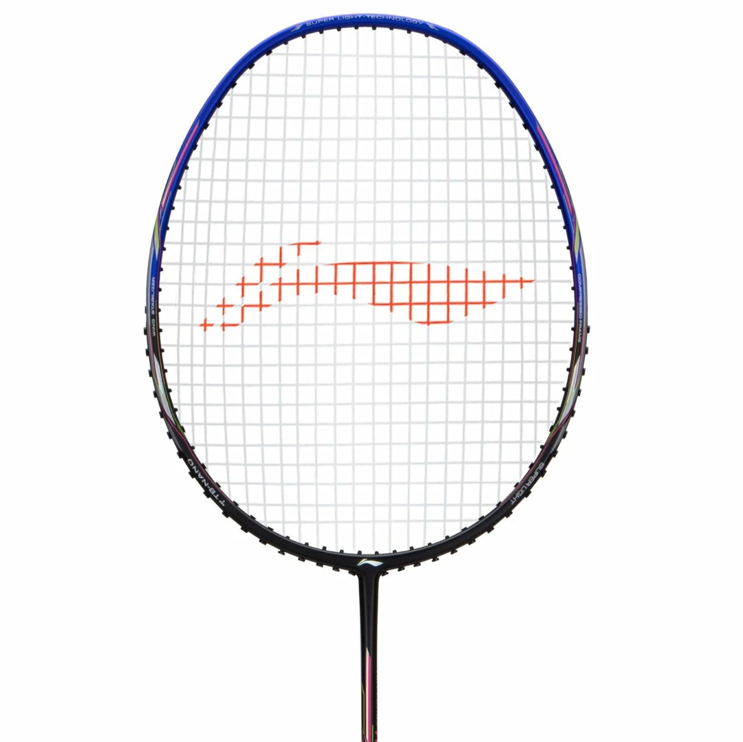 Li-Ning Air Force 77 G2 Strung Badminton Racket (Black/Blue)