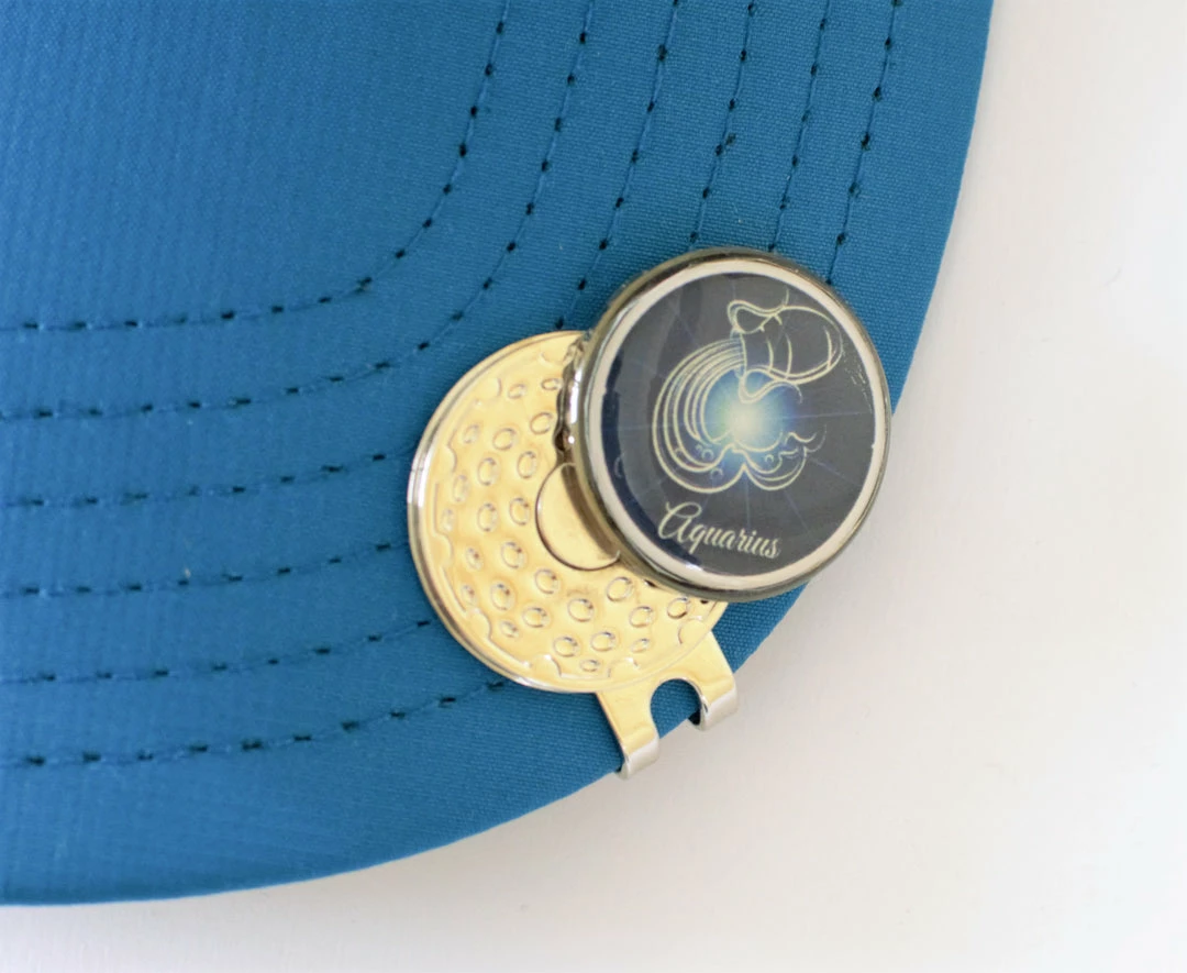 GolfBasic Zodiac Sign Magnetic Cap Clip & Ball Marker