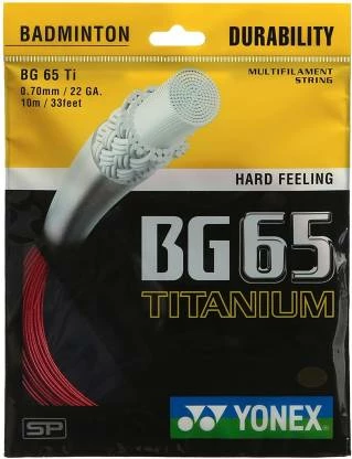 Yonex BG 65 Titanium Badminton String (Assorted)