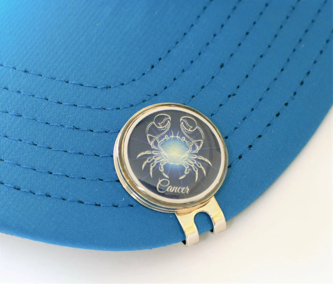 GolfBasic Zodiac Sign Magnetic Cap Clip & Ball Marker