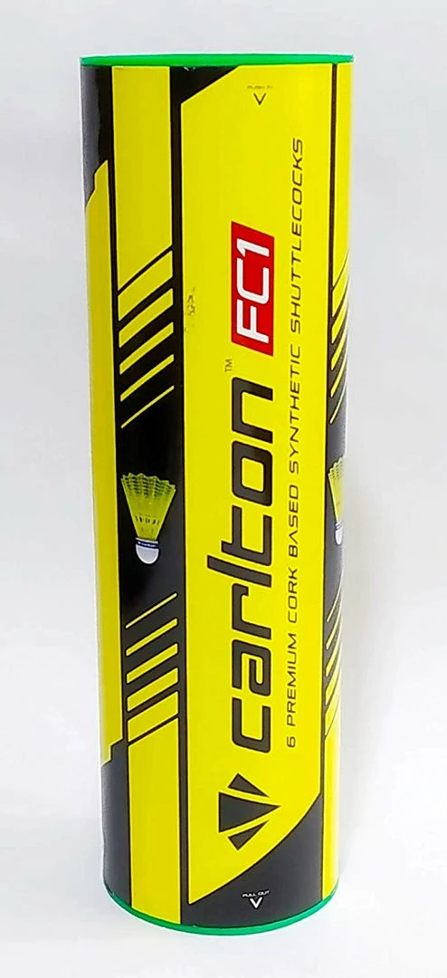 Carlton FC1 Nylon Shuttlecock (Green Cap)