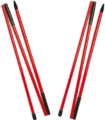 GolfBasic Foldable Alignment Sticks (Pair) Practice Accessories