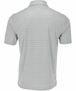Greg Norman Men's ML75 Microlux Iron Print Polo T-Shirt (US Size) Apparels