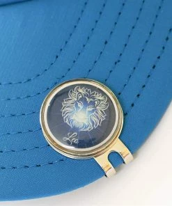 GolfBasic & Zodiac Sign Magnetic Cap Clip & Ball Marker (Pack Of 1 Clip & 2 Markers)