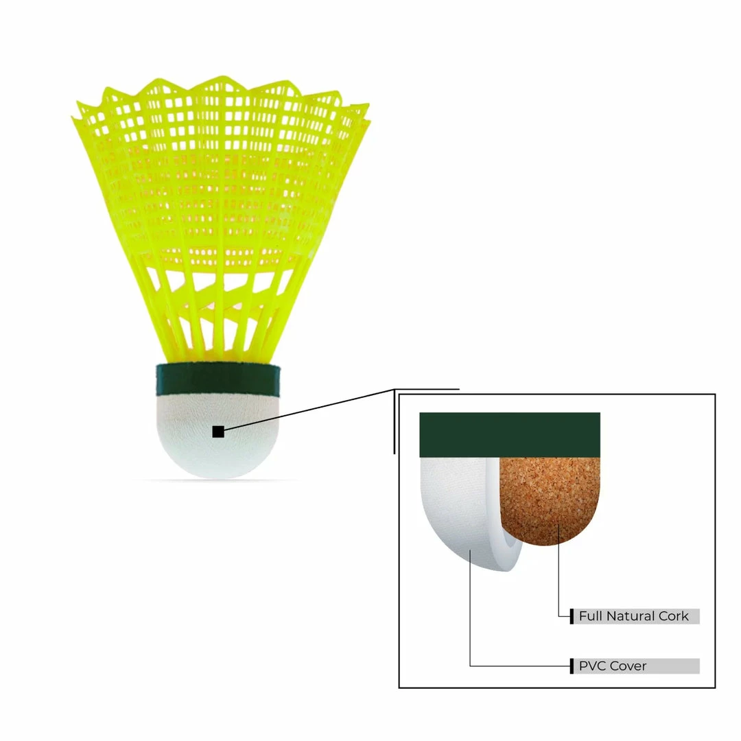 Badminton Li-Ning Bolt Gold Nylon Shuttlecock