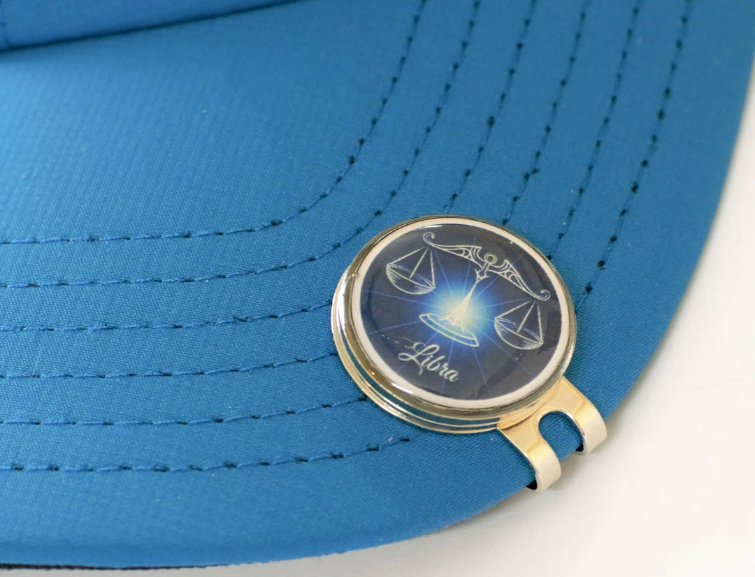 GolfBasic Zodiac Sign Magnetic Cap Clip & Ball Marker