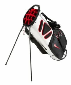 Nike Air Hybrid Golf Stand Bag - White/Black/Red Golf Bag