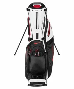 Nike Air Hybrid Golf Stand Bag - White/Black/Red Golf Bag