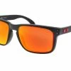 Eyewear Oakley 0OO9102 Holbrook Matte Black Camo Prizm Ruby Sunglasses - Only Prepaid Order